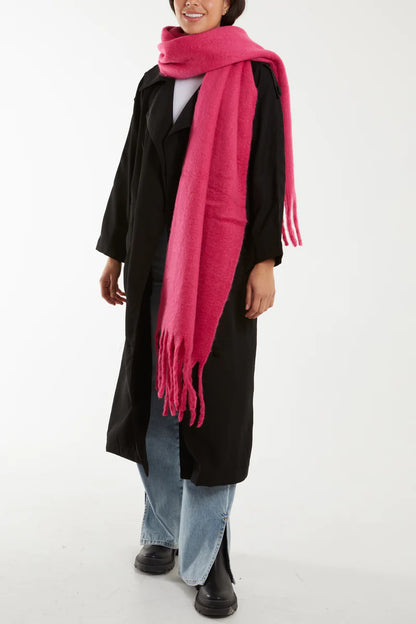 Soft Tassel Scarf