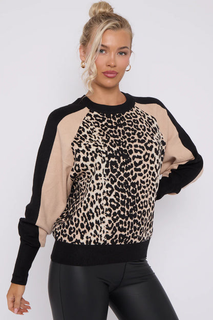 Leopard Detail Jumper