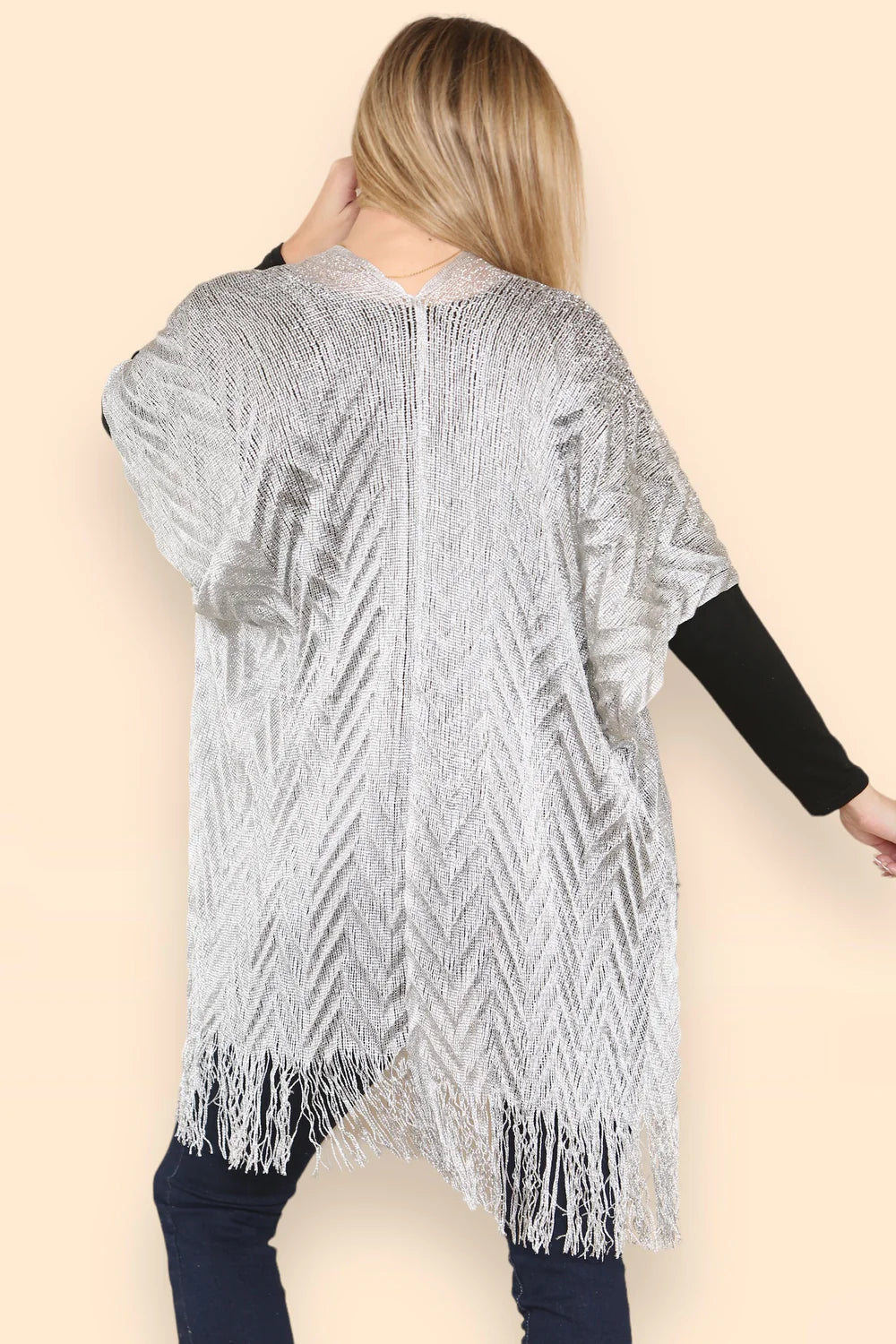 Patterned Glitter Kaftan