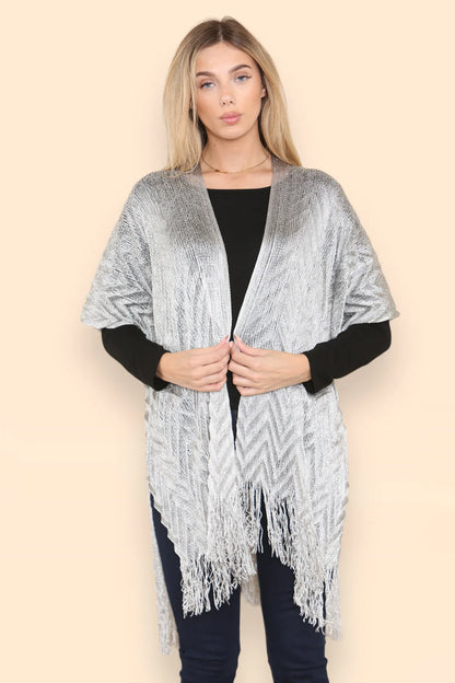 Patterned Glitter Kaftan